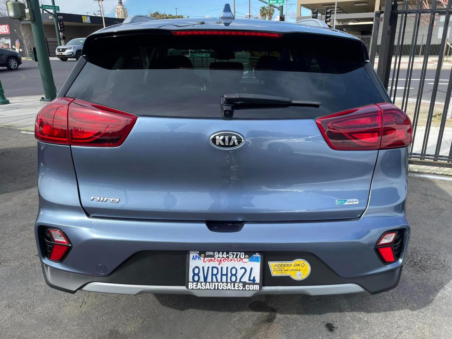 2020 Blue /BLACK Kia Niro Plug In Hybrid (KNDCD3LD7L5) , located at 744 E Miner Ave, Stockton, CA, 95202, (209) 944-5770, 37.956863, -121.282082 - Photo#13